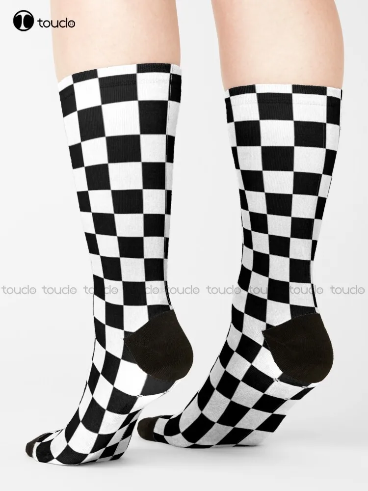 

Checkered Flag. Chequered Flag. Motor Sport. Checkerboard. Pattern. Win. Winner. Racing Cars. Race. Black. Socks
