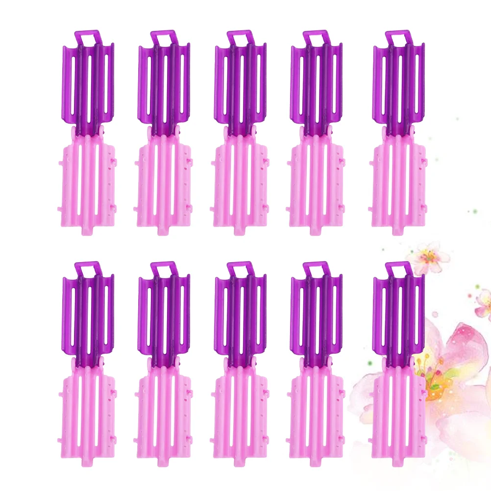 

Hair Curler Rollers Curls Rods Styling Clips Wavy Spiral Clamps Perm Rollerclip Stick Hairdressing Maker Woman Tools Curlers