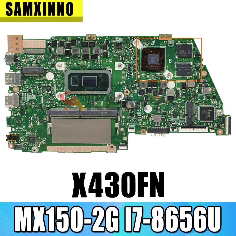 X430FN original motherboard MX150-2G I7-8656U 8G For ASUS S4300F S4300FN X430FA X430F A430F mainboard
X430FN original motherboard MX150-2G I7-8656U 8G For ASUS S4300F S4300FN X430FA X430F A430F mainboard