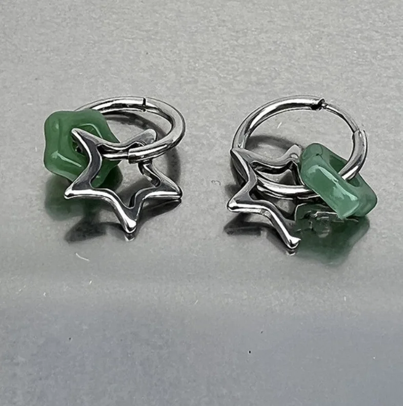 Chinese Style Imitation Jade Pentagon Star Earrings 2023 Vintage Trendy Design Star Geometric Earrings Women Jewelry Wholesale
Chinese Style Imitation Jade Pentagon Star Earrings 2023 Vintage Trendy Design Star Geometric Earrings Women Jewelry Wholesale