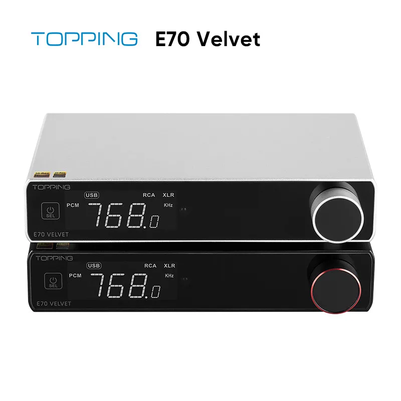 TOPPING E70 VELVET AK4191 AK4499EX USB DAC XMOS XU316 оптический коаксиальный Bluetooth 5,1 LDAC inpu RCA XLR выход с дистанционным управлением
TOPPING E70 VELVET AK4191 AK4499EX USB DAC XMOS XU316 оптический коаксиальный Bluetooth 5,1 LDAC inpu RCA XLR выход с дистанционным управлением