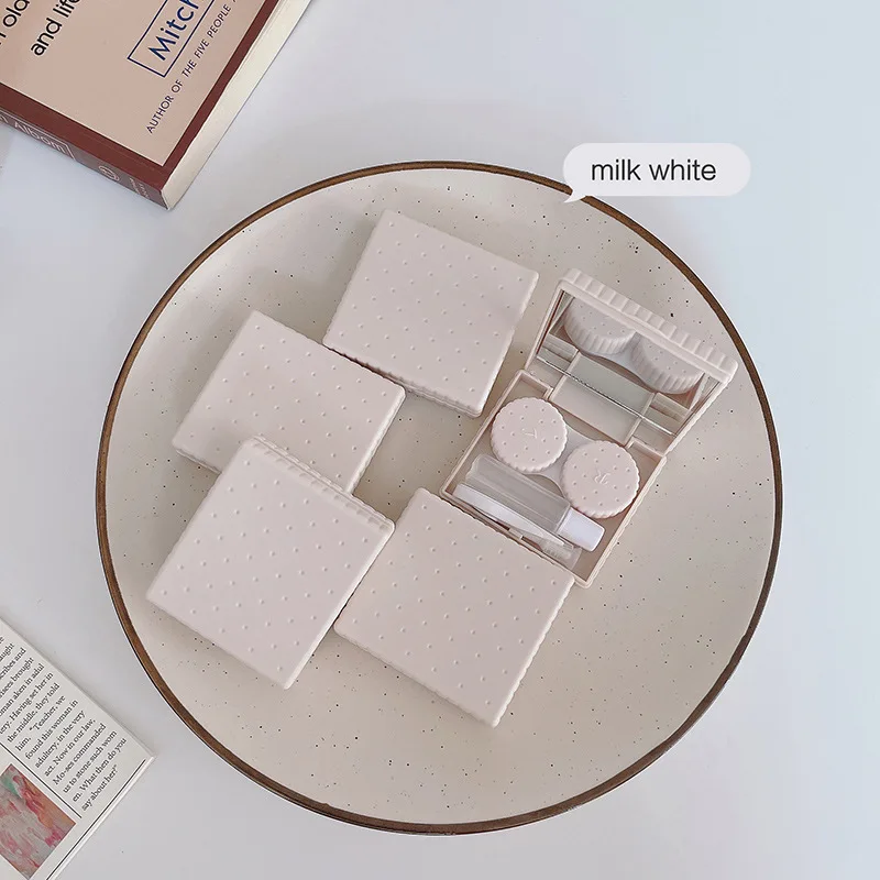 Simple Square Contact Lens Case Box Women Girl Brown Color Fashion Eyewear Accessories Cute Travel Box Container for Lenses
Simple Square Contact Lens Case Box Women Girl Brown Color Fashion Eyewear Accessories Cute Travel Box Container for Lenses
