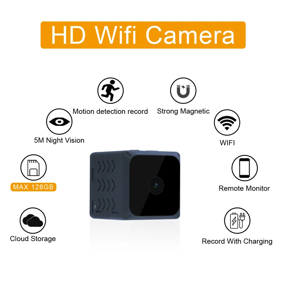 Mini HD 1080P Wifi Camera Night Vision Micro Cam PIR Detection Mini Camcorder low-power Radio Wireless Camerass Free Shipping
Mini HD 1080P Wifi Camera Night Vision Micro Cam PIR Detection Mini Camcorder low-power Radio Wireless Camerass Free Shipping