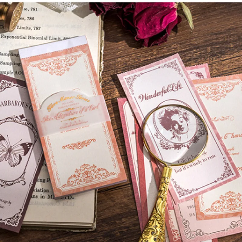 Retro European Manor frame Memo Pad Creative Notepads Scrapbooking Diary Junk Journal Vintage Decorative Base Paper Stationery
Retro European Manor frame Memo Pad Creative Notepads Scrapbooking Diary Junk Journal Vintage Decorative Base Paper Stationery