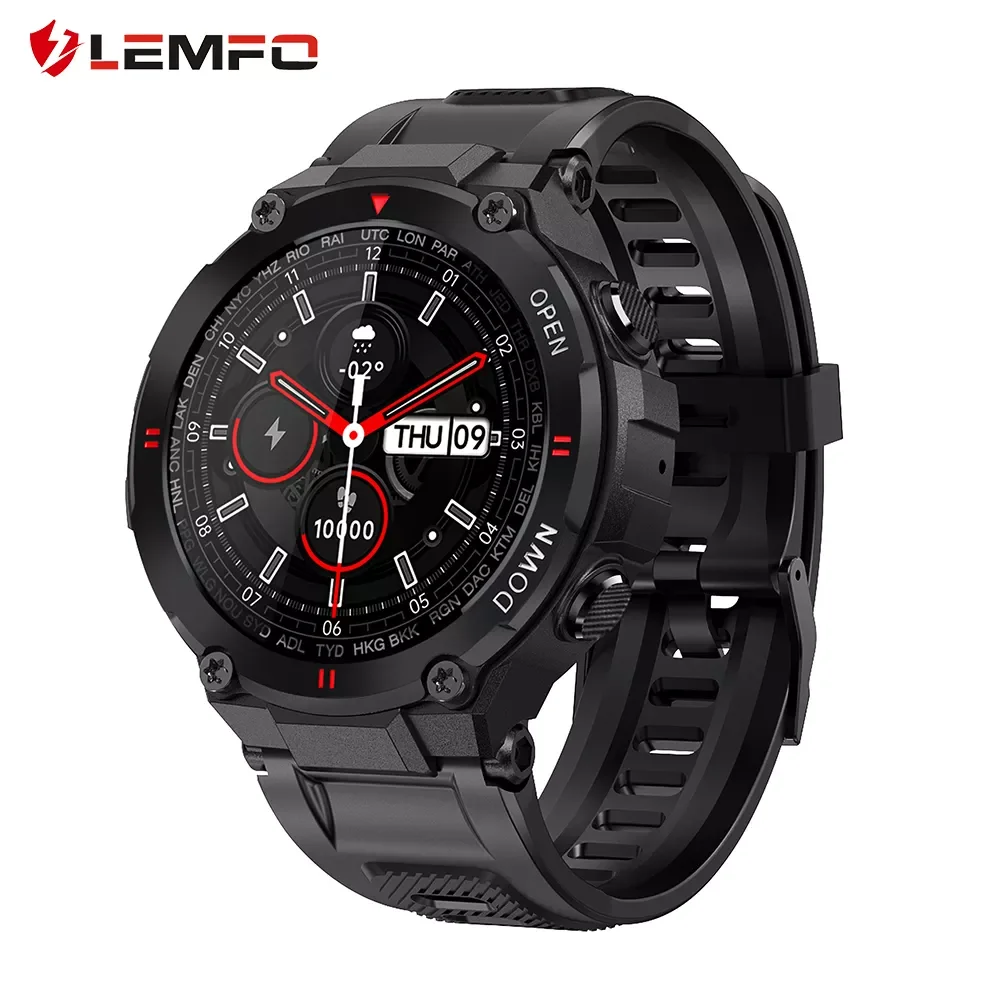 LEMFO 2021 New Smart Watch Men Fitness Tracker 400 mAh Battery Bluetooth Calls Customized Dials Outdoors Sports Smartwatch
LEMFO 2021 New Smart Watch Men Fitness Tracker 400 mAh Battery Bluetooth Calls Customized Dials Outdoors Sports Smartwatch