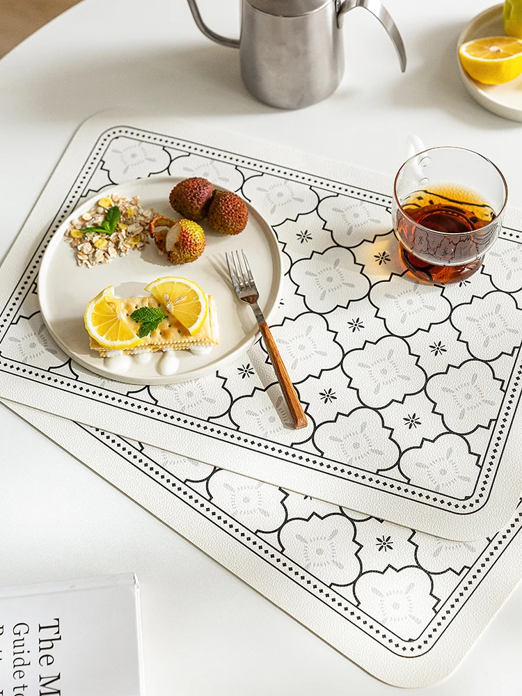 Coaster Set Luxury PU Placemats for Table Vintage Placemats for Table Kids Coaster Kawaii Kitchen Accessories Mousepad 2 PCS
Coaster Set Luxury PU Placemats for Table Vintage Placemats for Table Kids Coaster Kawaii Kitchen Accessories Mousepad 2 PCS