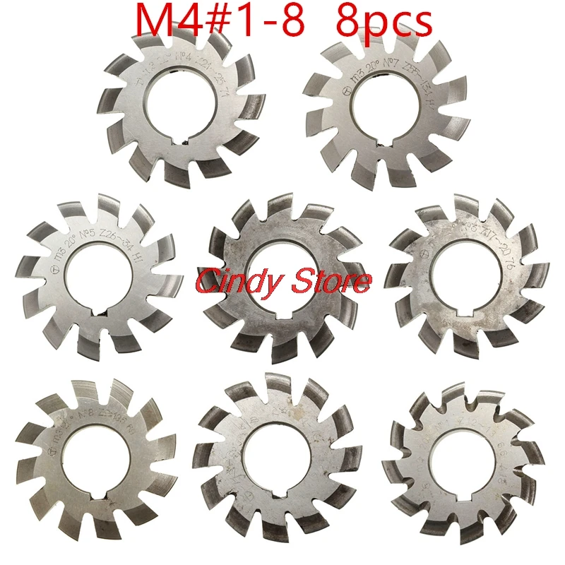 Module 4 M4 PA20 Degrees Bore 27mm #1-8 HSS Involute Gear Milling Cutter High Speed Steel Milling Cutter Gear Cutting Tools
Module 4 M4 PA20 Degrees Bore 27mm #1-8 HSS Involute Gear Milling Cutter High Speed Steel Milling Cutter Gear Cutting Tools