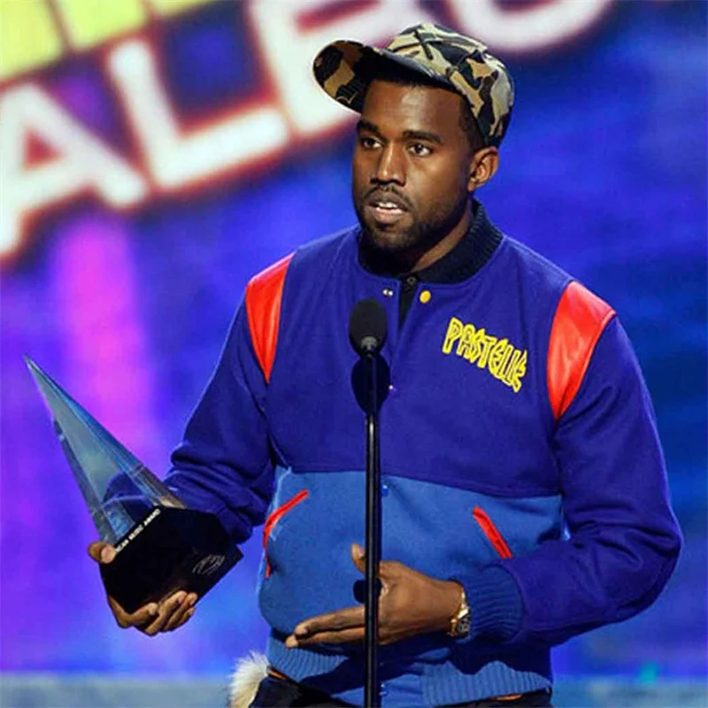 Kanye Jacket West Pastelle Varsity Jacket Stitch Embroidery High Quality 1:1 Men's And Women's Baseball Jacket Jacket
Kanye Jacket West Pastelle Varsity Jacket Stitch Embroidery High Quality 1:1 Men's And Women's Baseball Jacket Jacket