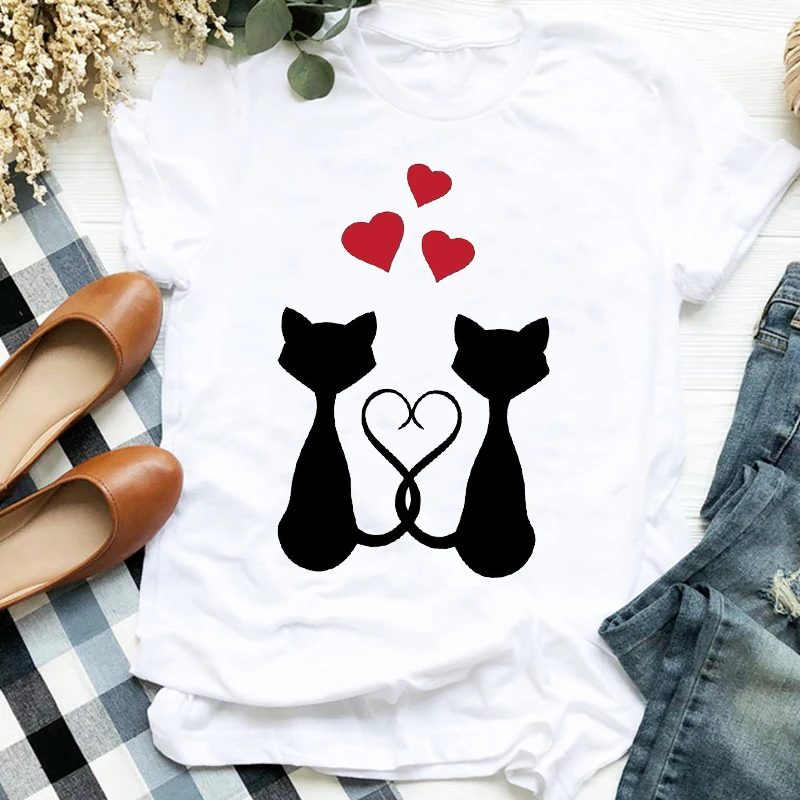 Women Lady Cartoon Love Sweet Cat Clothing Pet 90s Cute Print Tshirt Shirt Pretty Top Graphic Nice T Tee Womens T-shirt
Women Lady Cartoon Love Sweet Cat Clothing Pet 90s Cute Print Tshirt Shirt Pretty Top Graphic Nice T Tee Womens T-shirt