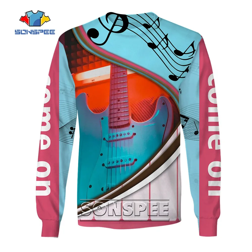 SONSPEE Music Notes Harajuku Sweatshirts 3D Printed Women Men Guitar Rock Hoodies Long Sleeve Streetwear Pullover Clothing
SONSPEE Music Notes Harajuku Sweatshirts 3D Printed Women Men Guitar Rock Hoodies Long Sleeve Streetwear Pullover Clothing