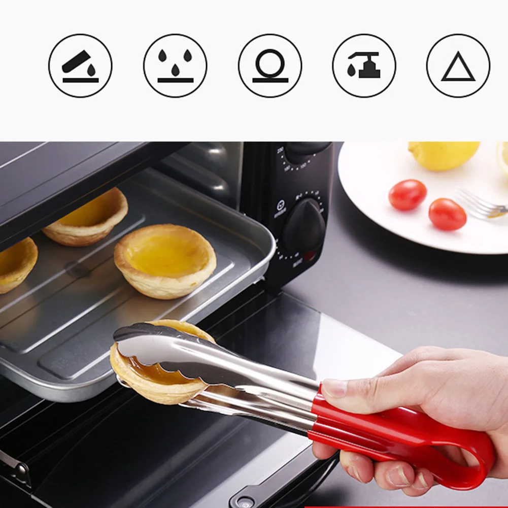 Non-Slip Handle Stainless Steel Fried Barbecue Clip Salad Bread Clamp Kitchen Tools Grill Fork Cooking Meat Food Clip
Non-Slip Handle Stainless Steel Fried Barbecue Clip Salad Bread Clamp Kitchen Tools Grill Fork Cooking Meat Food Clip