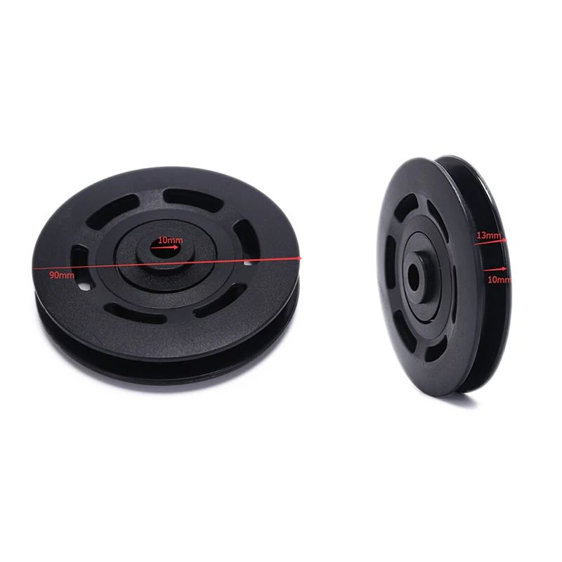 Bearing Pulley 50/90mm Wearproof Nylon Bearing Pulley Wheel Cable Gym Universal Fitness Equipment Part High Quality
Bearing Pulley 50/90mm Wearproof Nylon Bearing Pulley Wheel Cable Gym Universal Fitness Equipment Part High Quality