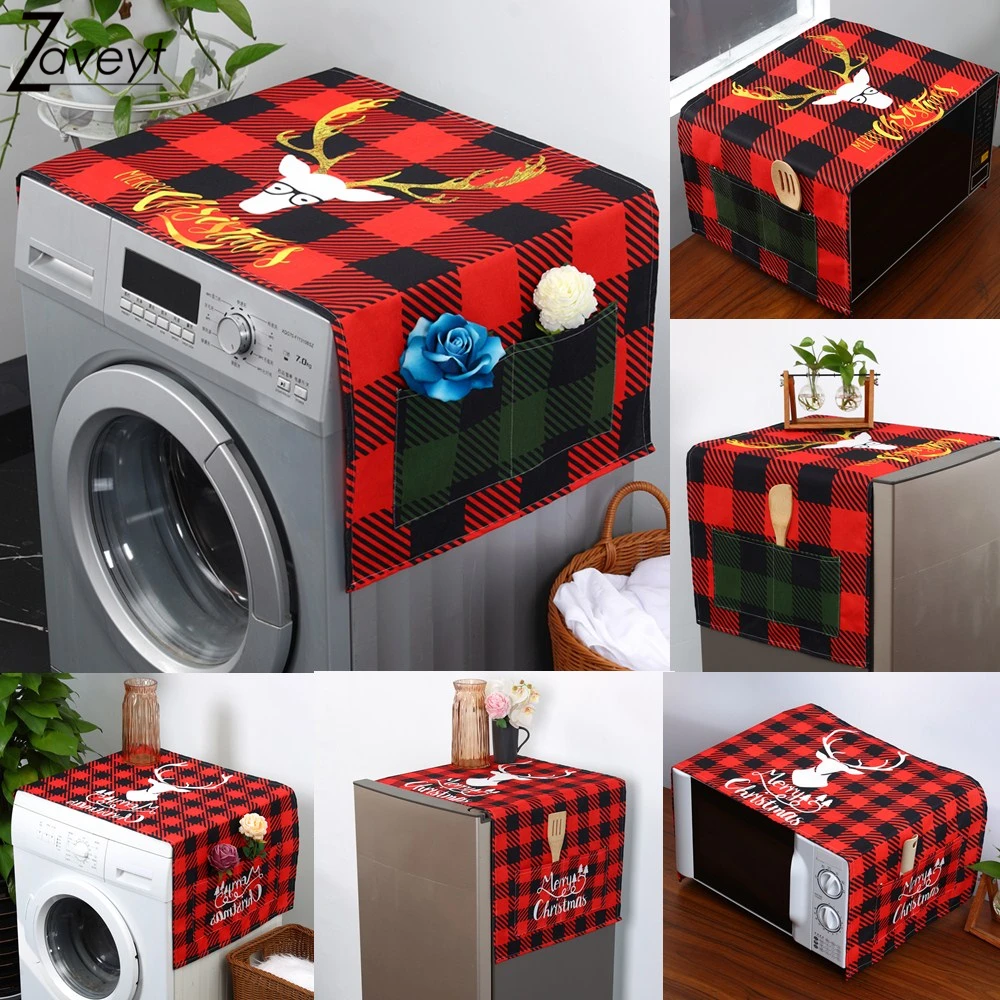 7 Size Chrimstmas Golden Elk Deer Washing Machine Dust Covers Gometric Black Red Grid Linen Dust Cover Microwave oven Dust Cover
7 Size Chrimstmas Golden Elk Deer Washing Machine Dust Covers Gometric Black Red Grid Linen Dust Cover Microwave oven Dust Cover