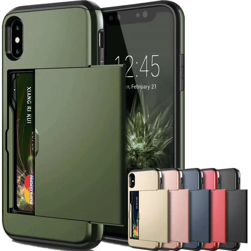Case For iPhone X XS Max XR 7 8 Case Slide Armor Wallet Card Slots Cover For iPhone 7 8 Plus XR X Case For iPhone 5 5s 6 6S Plus
Case For iPhone X XS Max XR 7 8 Case Slide Armor Wallet Card Slots Cover For iPhone 7 8 Plus XR X Case For iPhone 5 5s 6 6S Plus