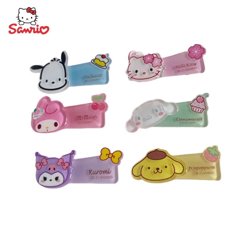 Hello Kitty my Melody Cinnamoroll Kuromi Sanrio Аниме периферийные кавайные Симпатичные зажимы для челки из мультфильма заколки для волос креативные заколки дл...
Hello Kitty my Melody Cinnamoroll Kuromi Sanrio Аниме периферийные кавайные Симпатичные зажимы для челки из мультфильма заколки для волос креативные заколки дл...