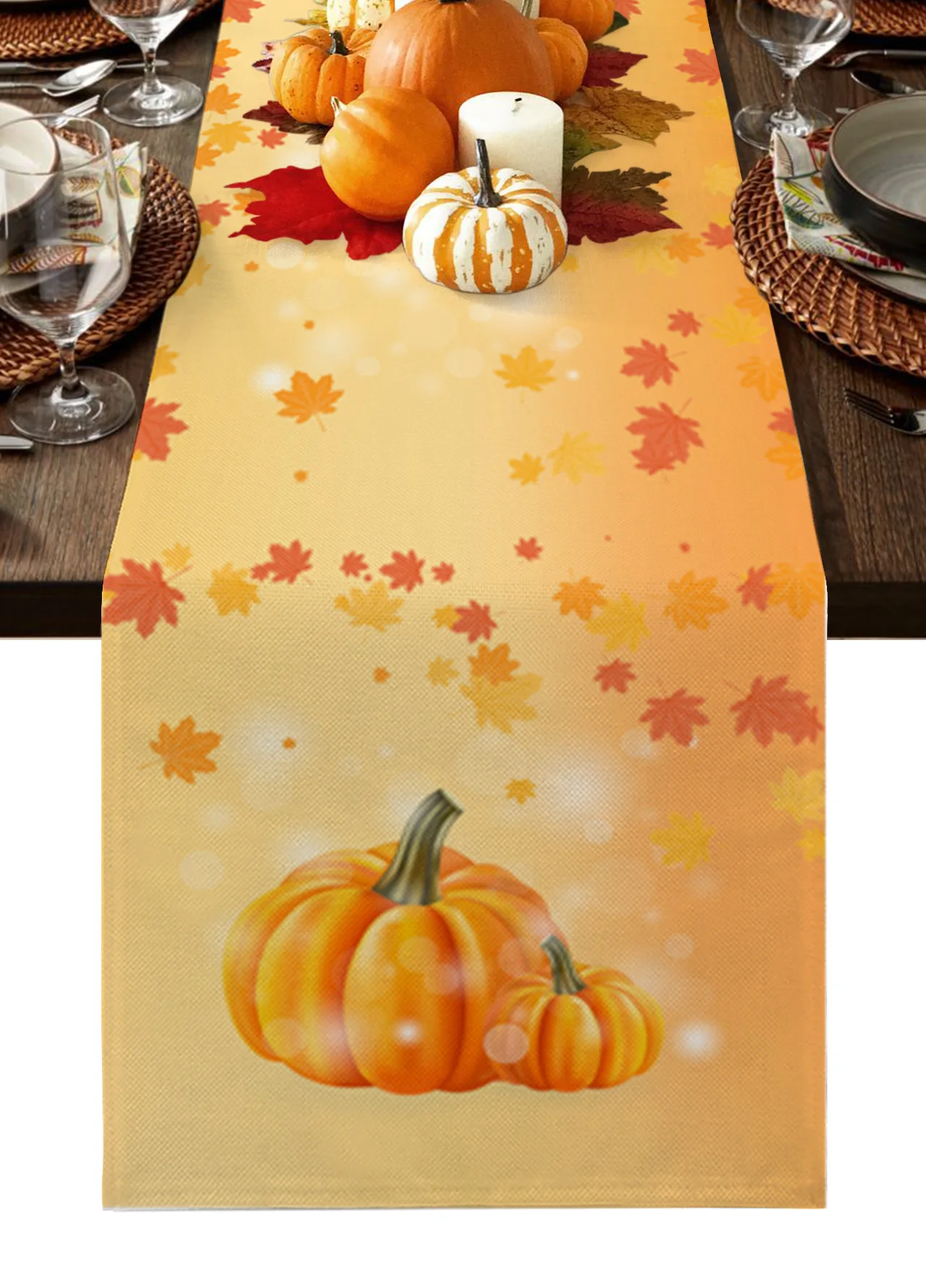 Fallen Leaves Pumpkin Tablecloth Table Runner Decoration Home Decor Dinner Table Decoration Table Decor
Fallen Leaves Pumpkin Tablecloth Table Runner Decoration Home Decor Dinner Table Decoration Table Decor