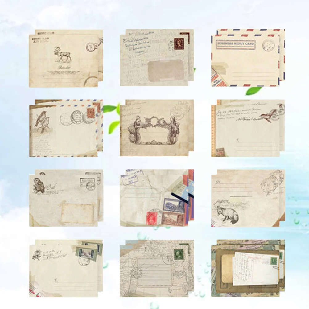 48 Pcs Vintage Stationary Envelope Paper Practical Stationery Storage Small Retro
48 Pcs Vintage Stationary Envelope Paper Practical Stationery Storage Small Retro