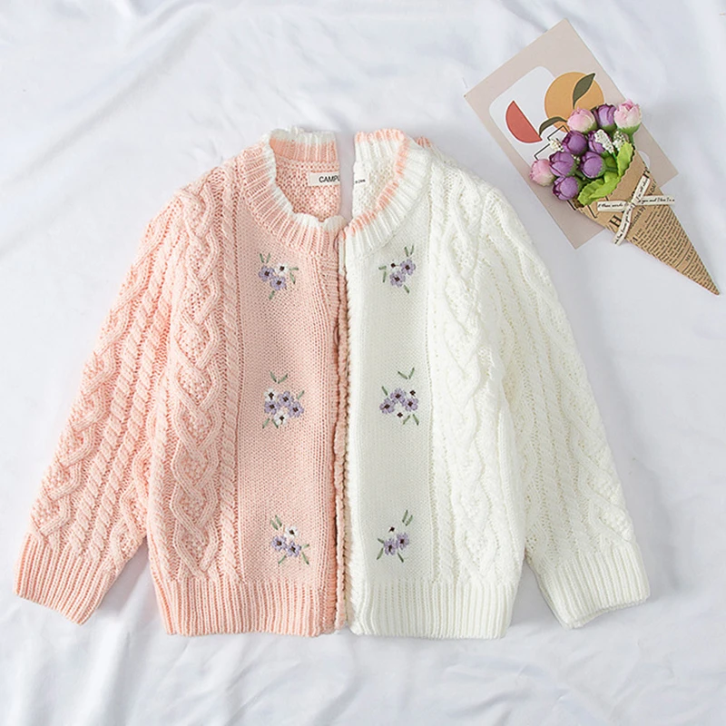 Autumn Sweet Kids Baby Girls Long Sleeve Embroider Cardigan Coat Cute Baby Girl Jacket Children Knitted Cardigan Coat
Autumn Sweet Kids Baby Girls Long Sleeve Embroider Cardigan Coat Cute Baby Girl Jacket Children Knitted Cardigan Coat