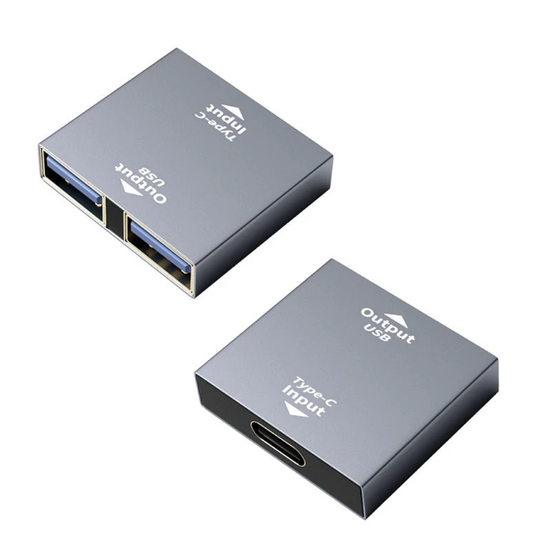 Type C USB C Female to Dual USB 3.0 Female Splitter Convter Adapter Extension Connector for Charger Laptop PC Computer
Type C USB C Female to Dual USB 3.0 Female Splitter Convter Adapter Extension Connector for Charger Laptop PC Computer