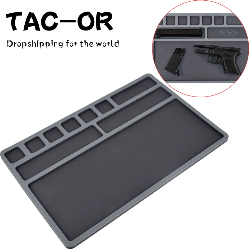 Tactical Rubber Pistol Cleaning Maintenance Mat Repair Pad for Hunting Handgun Glock 17 19 1911 Cz-75 Beretta 92 G2c G3 M1911
Tactical Rubber Pistol Cleaning Maintenance Mat Repair Pad for Hunting Handgun Glock 17 19 1911 Cz-75 Beretta 92 G2c G3 M1911