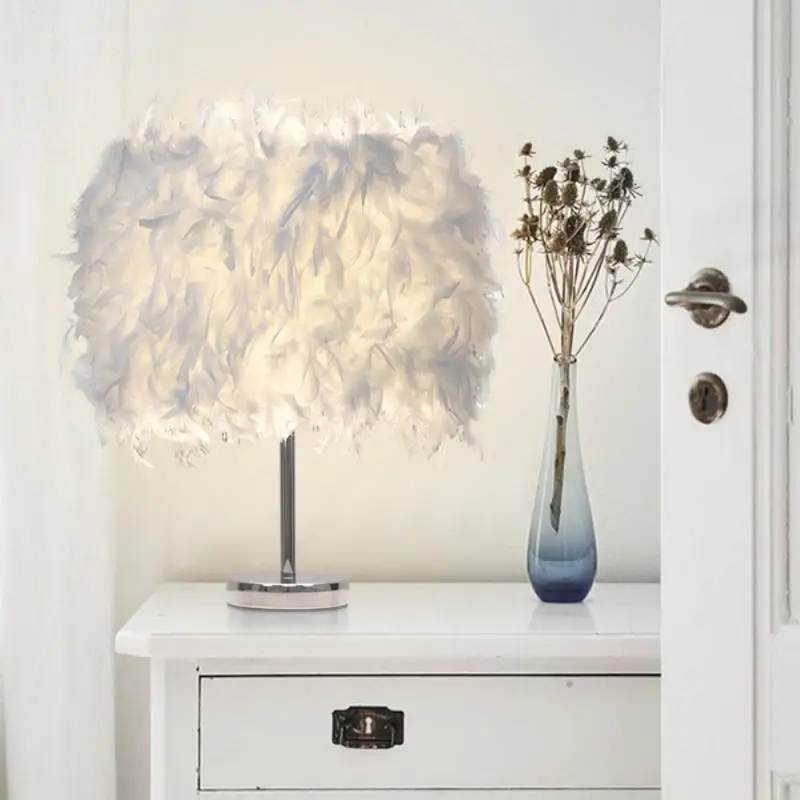 Modern Home Decor Power Desk Lamp Night Light Table Lamp Bedroom Bedside Lighting Creative Feather Table Lamp Living Room
Modern Home Decor Power Desk Lamp Night Light Table Lamp Bedroom Bedside Lighting Creative Feather Table Lamp Living Room