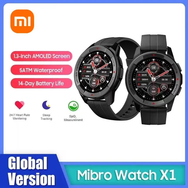 2023 Xiaomi Smart Watch Mibro Xiaoxun X1 Smart Watch Waterproof Multi Language International Sports Monitoring Couple Watch
2023 Xiaomi Smart Watch Mibro Xiaoxun X1 Smart Watch Waterproof Multi Language International Sports Monitoring Couple Watch