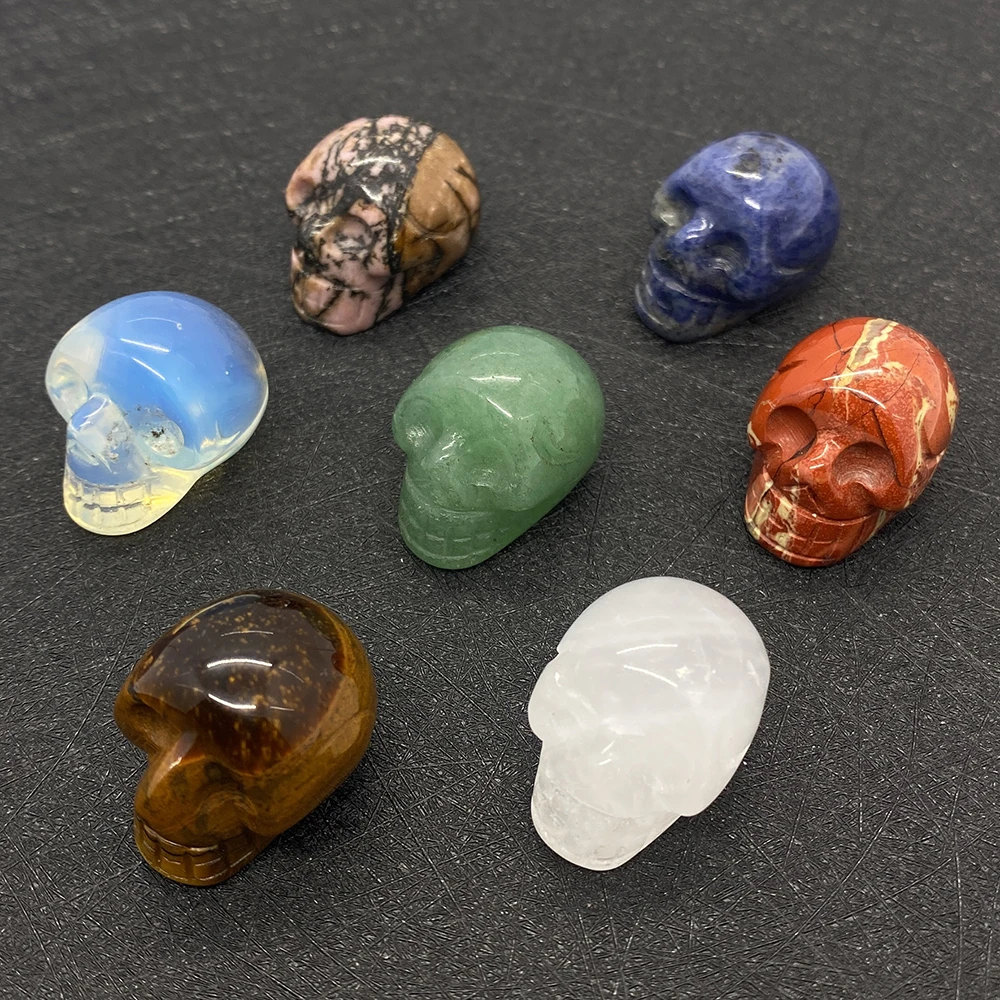 1pc Skull Shaped Natural Semi-precious Stone Pendants Charms 18x24mm DIY for Making Necklace Bracelets Earrings 10 Colors
1pc Skull Shaped Natural Semi-precious Stone Pendants Charms 18x24mm DIY for Making Necklace Bracelets Earrings 10 Colors