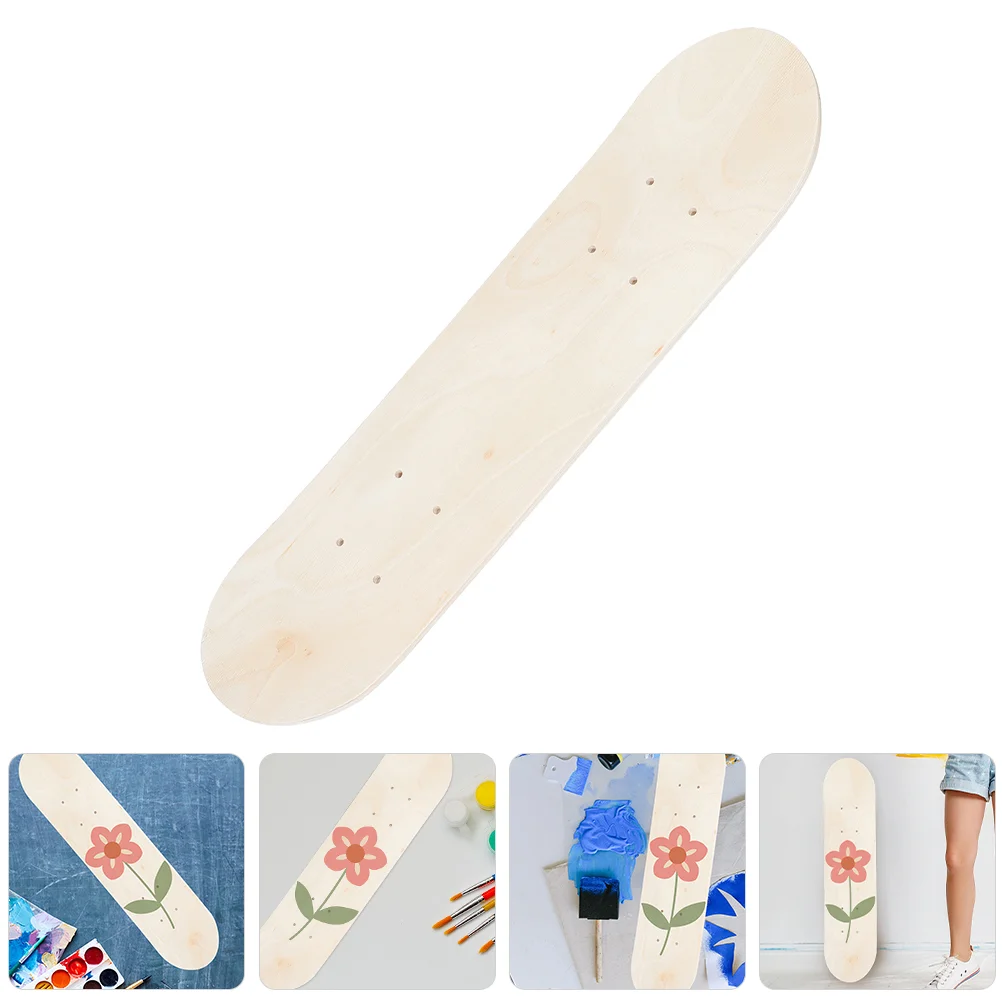 DIY Skateboard Material Boys Blank Decor Double Sided Wood Deck Wooden Child White
DIY Skateboard Material Boys Blank Decor Double Sided Wood Deck Wooden Child White
