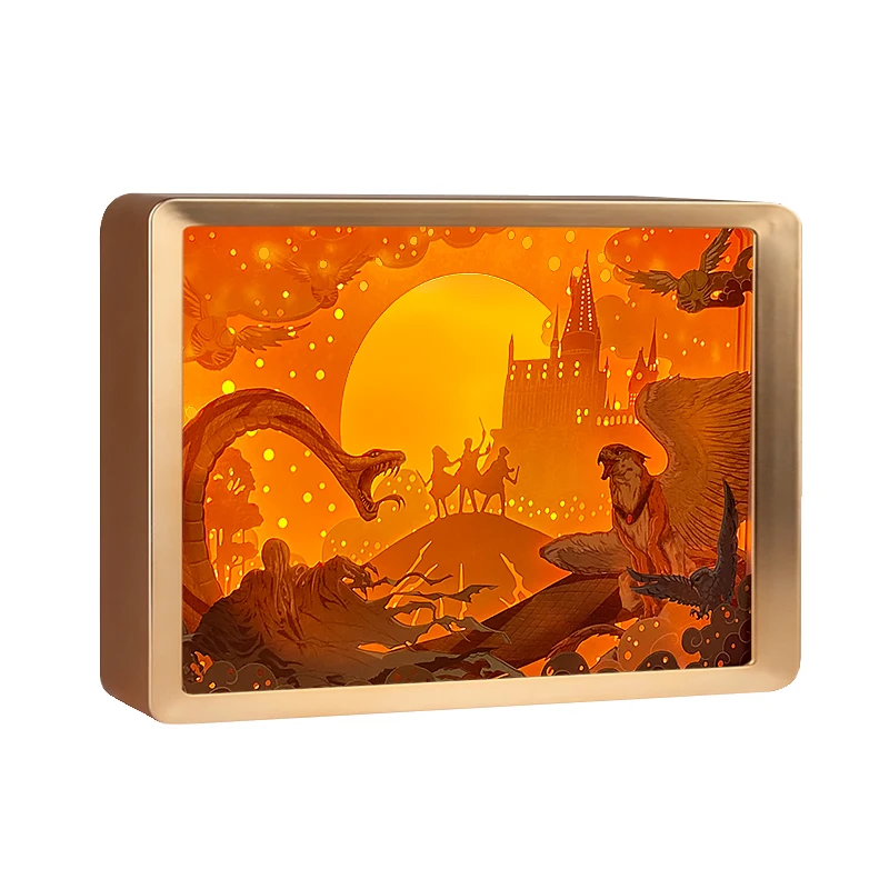 Diy Anime Light Box Hogwarts Castle Shadow Box With Lights Led 3D Night Light Picture Frame Table Lamp For Bedroom Birthday Gift
Diy Anime Light Box Hogwarts Castle Shadow Box With Lights Led 3D Night Light Picture Frame Table Lamp For Bedroom Birthday Gift