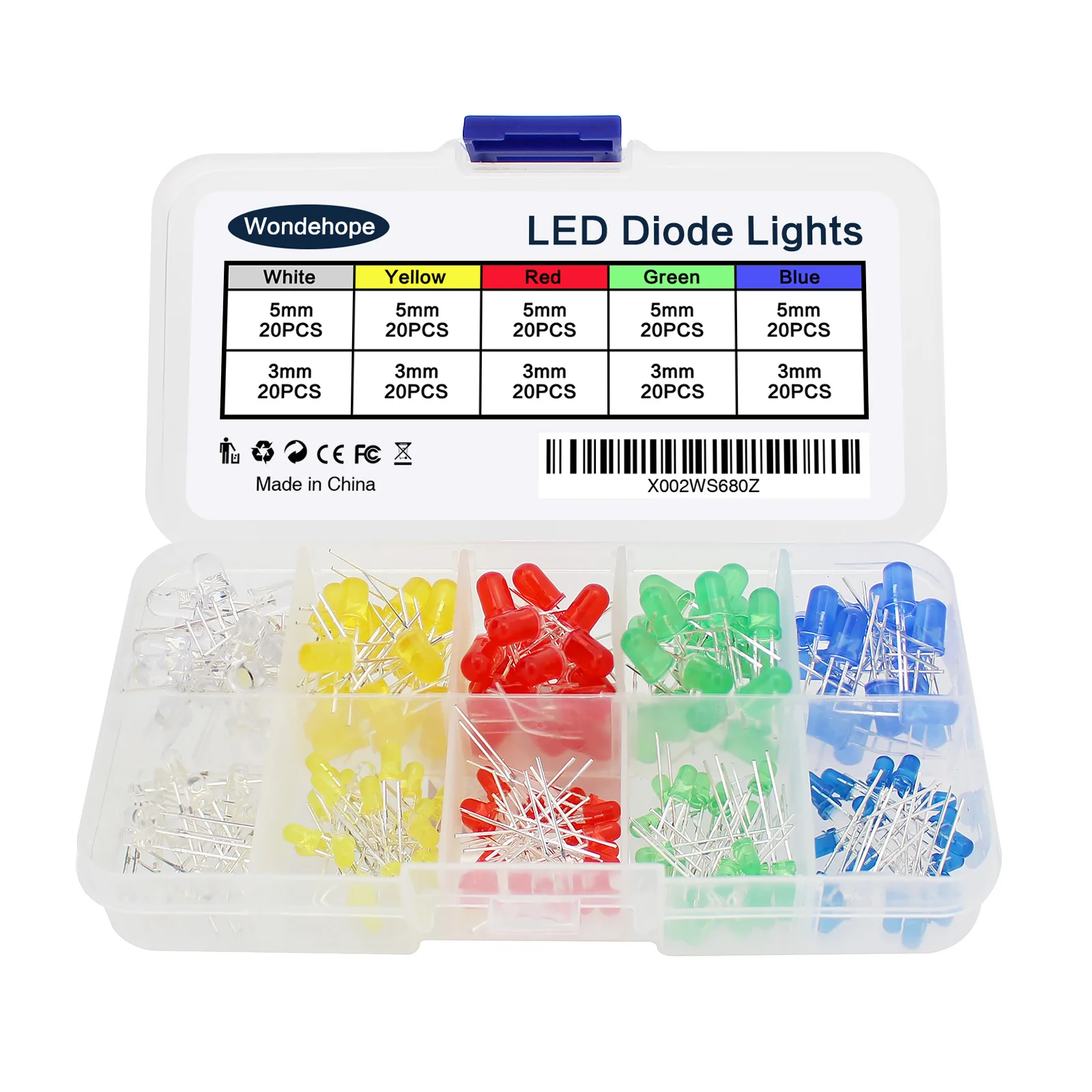 200 шт. светодиодные лампы, светоизлучающие диоды, праздничное освещение «сделай сам», комплекты 3 мм, 5 мм, постоянный ток 3 в, 20 мА, красный, жел...
200 шт. светодиодные лампы, светоизлучающие диоды, праздничное освещение «сделай сам», комплекты 3 мм, 5 мм, постоянный ток 3 в, 20 мА, красный, жел...