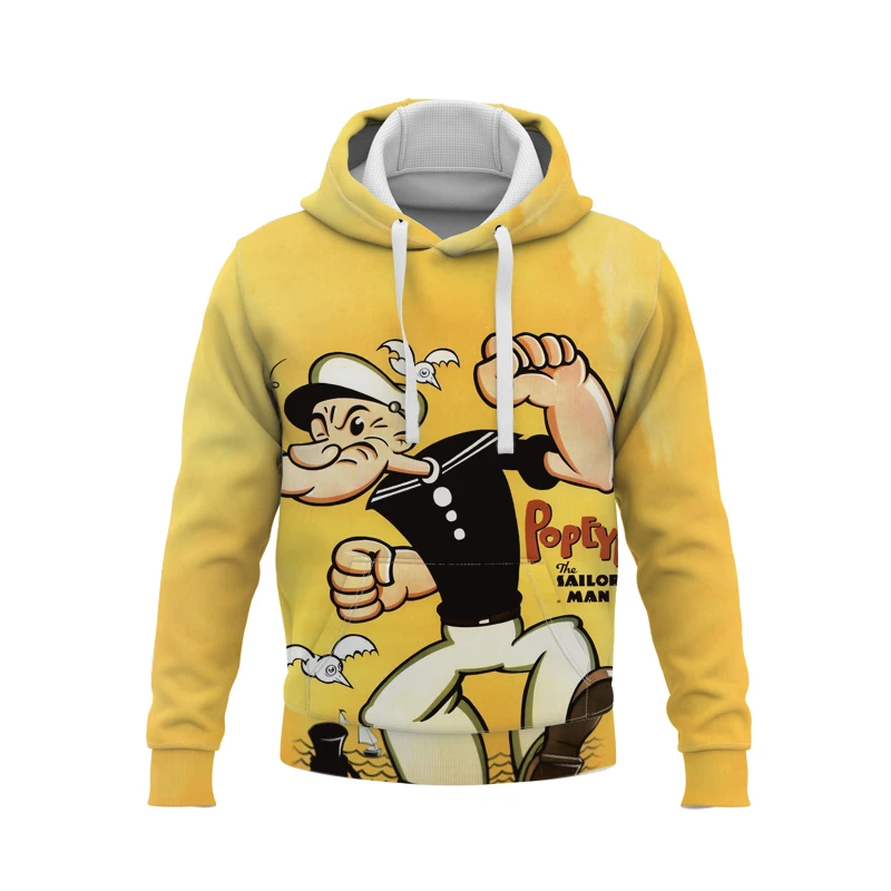 Толстовка NewPopeye с 3d принтом, Спортивная толстовка с мультяшным рисунком, Мужская модная толстовка, уличная Толстовка в стиле хип-хоп, унисек...
Толстовка NewPopeye с 3d принтом, Спортивная толстовка с мультяшным рисунком, Мужская модная толстовка, уличная Толстовка в стиле хип-хоп, унисек...