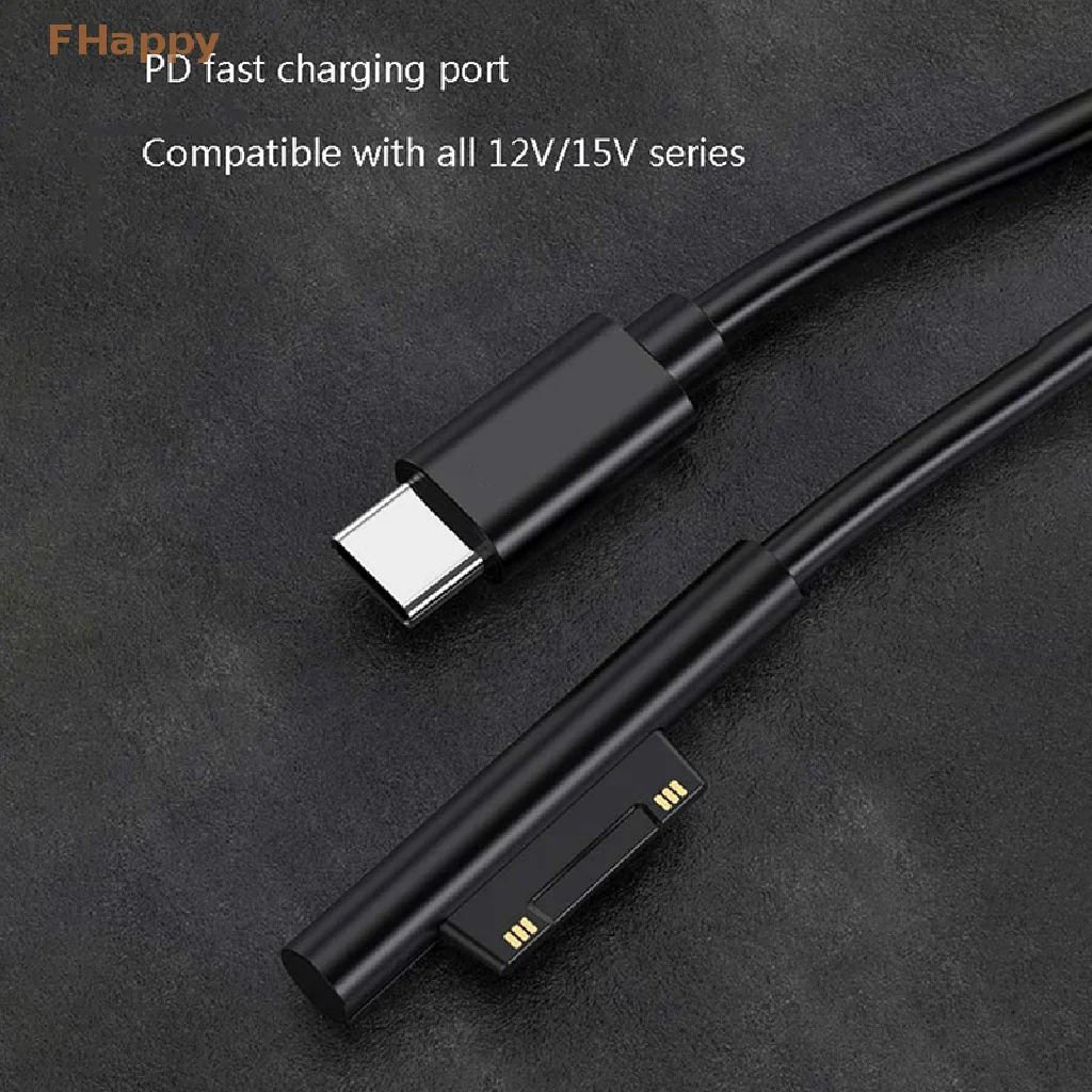 New Fast Charging USB Type-C Power Supply for Microsoft Surface Pro 7 3 4 5 6 15V 3A PD Tablet Charger Adapter Cable Cord
New Fast Charging USB Type-C Power Supply for Microsoft Surface Pro 7 3 4 5 6 15V 3A PD Tablet Charger Adapter Cable Cord