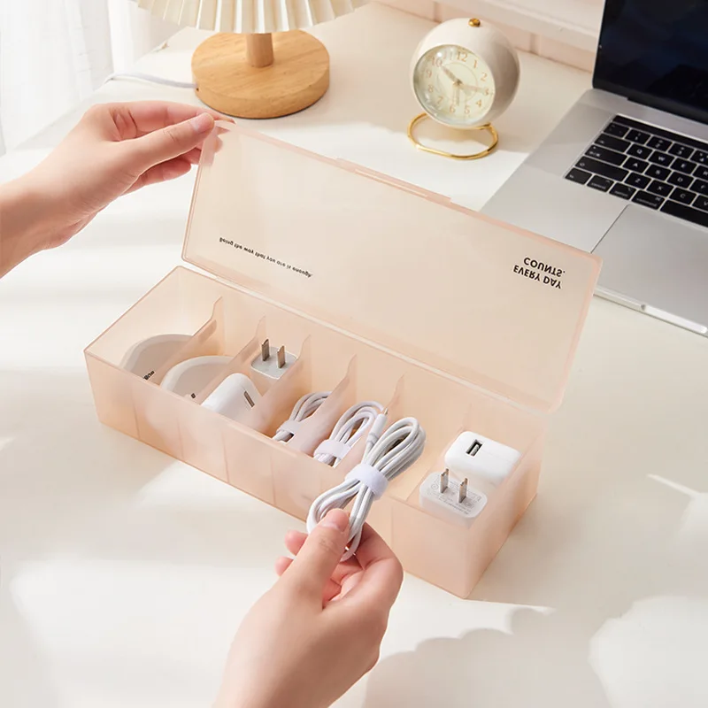 Cable Storage Box Plastic Data Line Storage Container for Desk Stationery Multifunctional Headset Home Data Charging Line Boxes
Cable Storage Box Plastic Data Line Storage Container for Desk Stationery Multifunctional Headset Home Data Charging Line Boxes