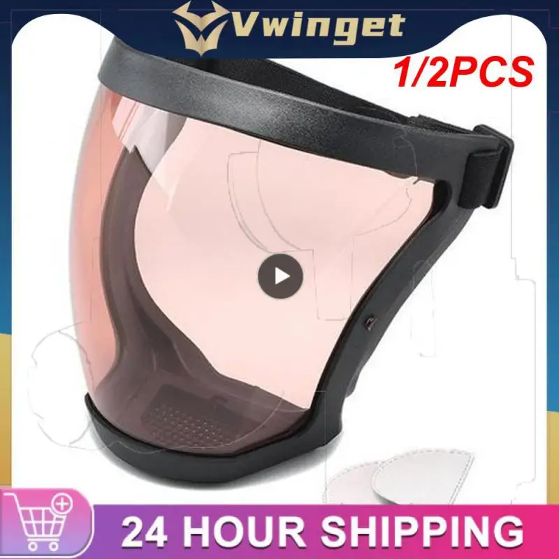 1/2PCS Anti-fog Transparent Full Face Shield Splash-proof WindProof Mask Safety Glasses Protection Eye Face Mask with Filters
1/2PCS Anti-fog Transparent Full Face Shield Splash-proof WindProof Mask Safety Glasses Protection Eye Face Mask with Filters