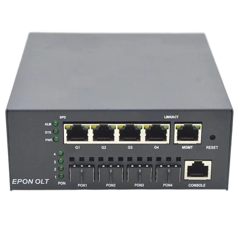 Мини EPON OLT оптоволоконное оборудование пассивная оптическая сетевая система
