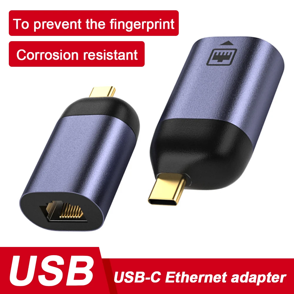 External USB C to RJ45 Lan Adapter Type C Network Card Ethernet Converter for Mac OS Windows Android Laptop Smart Phones
External USB C to RJ45 Lan Adapter Type C Network Card Ethernet Converter for Mac OS Windows Android Laptop Smart Phones