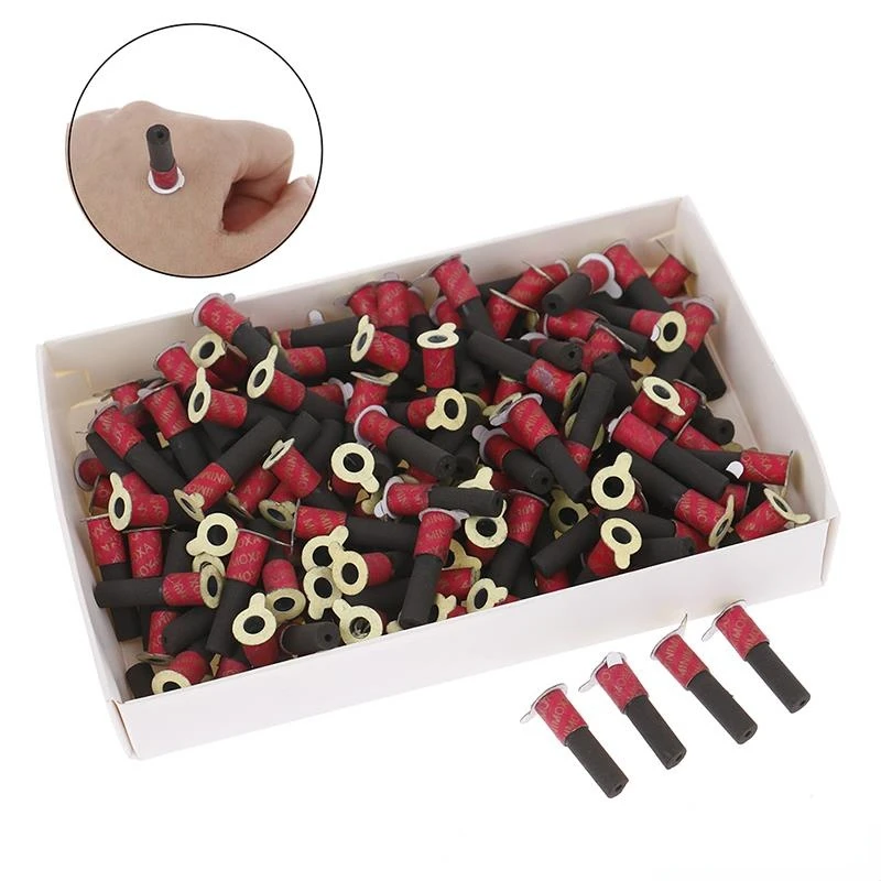180pcs Or 1 Box Mini Moxa Self Stick-On Chinese Traditional Moxibustion Therapy Mini Massage Heating Acupuncture Moxa Tube 2022 
180pcs Or 1 Box Mini Moxa Self Stick-On Chinese Traditional Moxibustion Therapy Mini Massage Heating Acupuncture Moxa Tube 2022