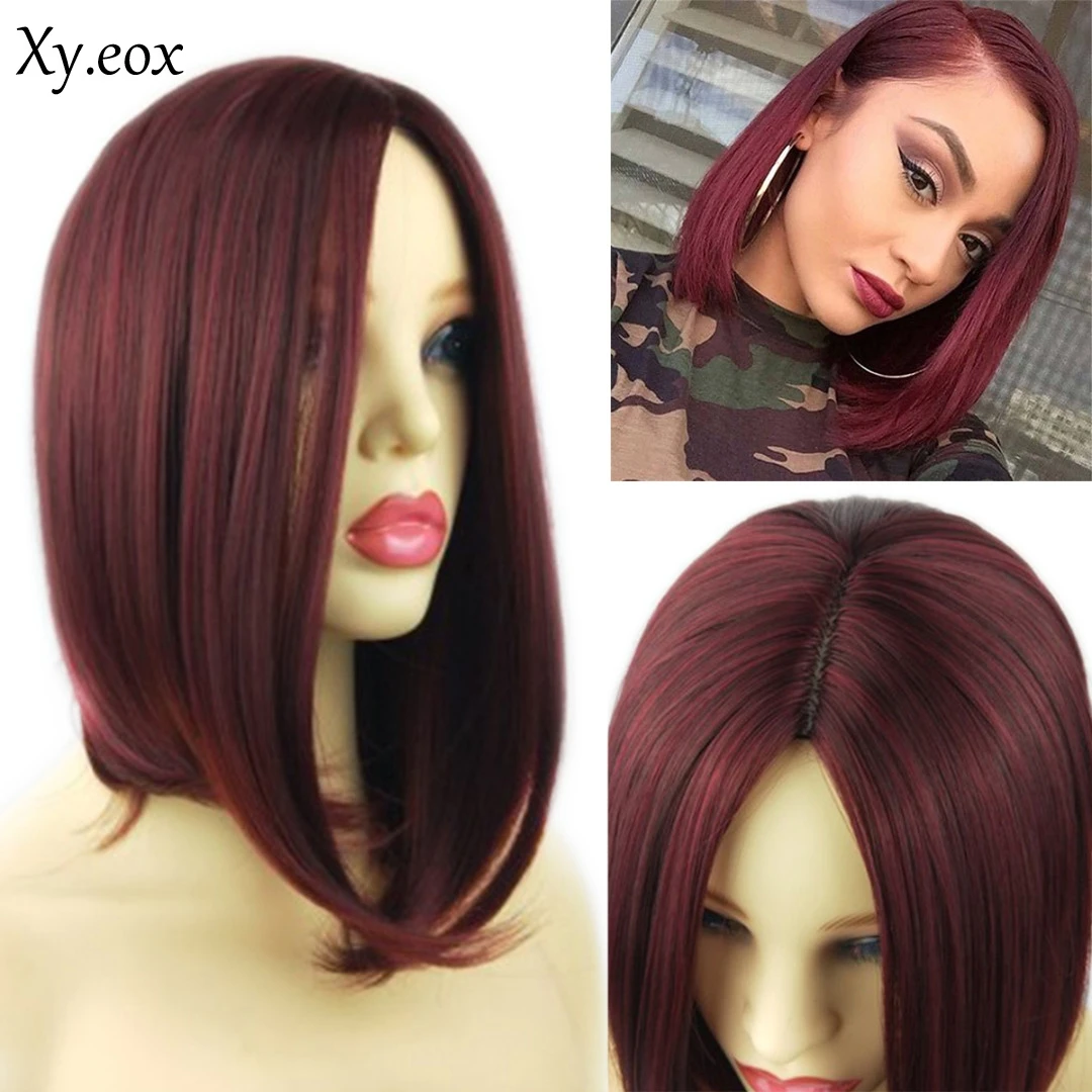 Женский Короткий прямой парик Bobo Cosplay вечерние Bob синтетические волосы парики
Женский Короткий прямой парик Bobo Cosplay вечерние Bob синтетические волосы парики