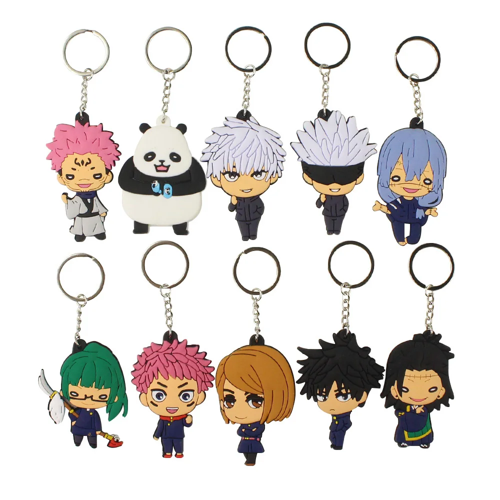 8cm 10pcs/Set Jujutsu Kaisen Anime Gojo Satoru Itadori Yuji Kugisaki Nobara Fushiguro Megumi Soft Rubber Model Toys Keychain
8cm 10pcs/Set Jujutsu Kaisen Anime Gojo Satoru Itadori Yuji Kugisaki Nobara Fushiguro Megumi Soft Rubber Model Toys Keychain