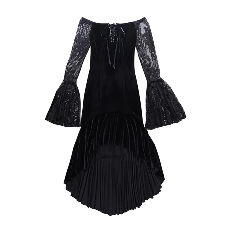 Exquisite off Shoulder Dress Black Lace Up Decorative Dress Cocktail Party Dress P8DB
Exquisite off Shoulder Dress Black Lace Up Decorative Dress Cocktail Party Dress P8DB