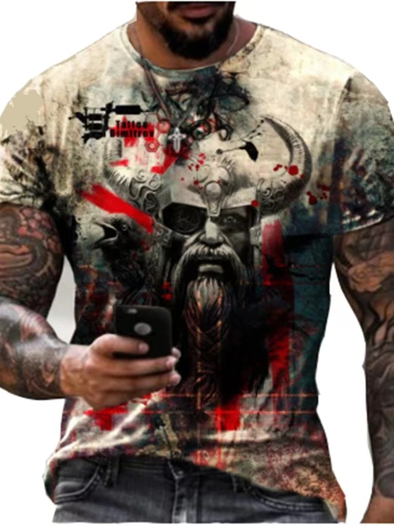 Hip Hop Rock Streetwear Men's T-shirts Summer 3d Vintage Horror Skull Top O-neck Short Sleeve Tee Oversized T Shirt Male Clothes
Hip Hop Rock Streetwear Men's T-shirts Summer 3d Vintage Horror Skull Top O-neck Short Sleeve Tee Oversized T Shirt Male Clothes