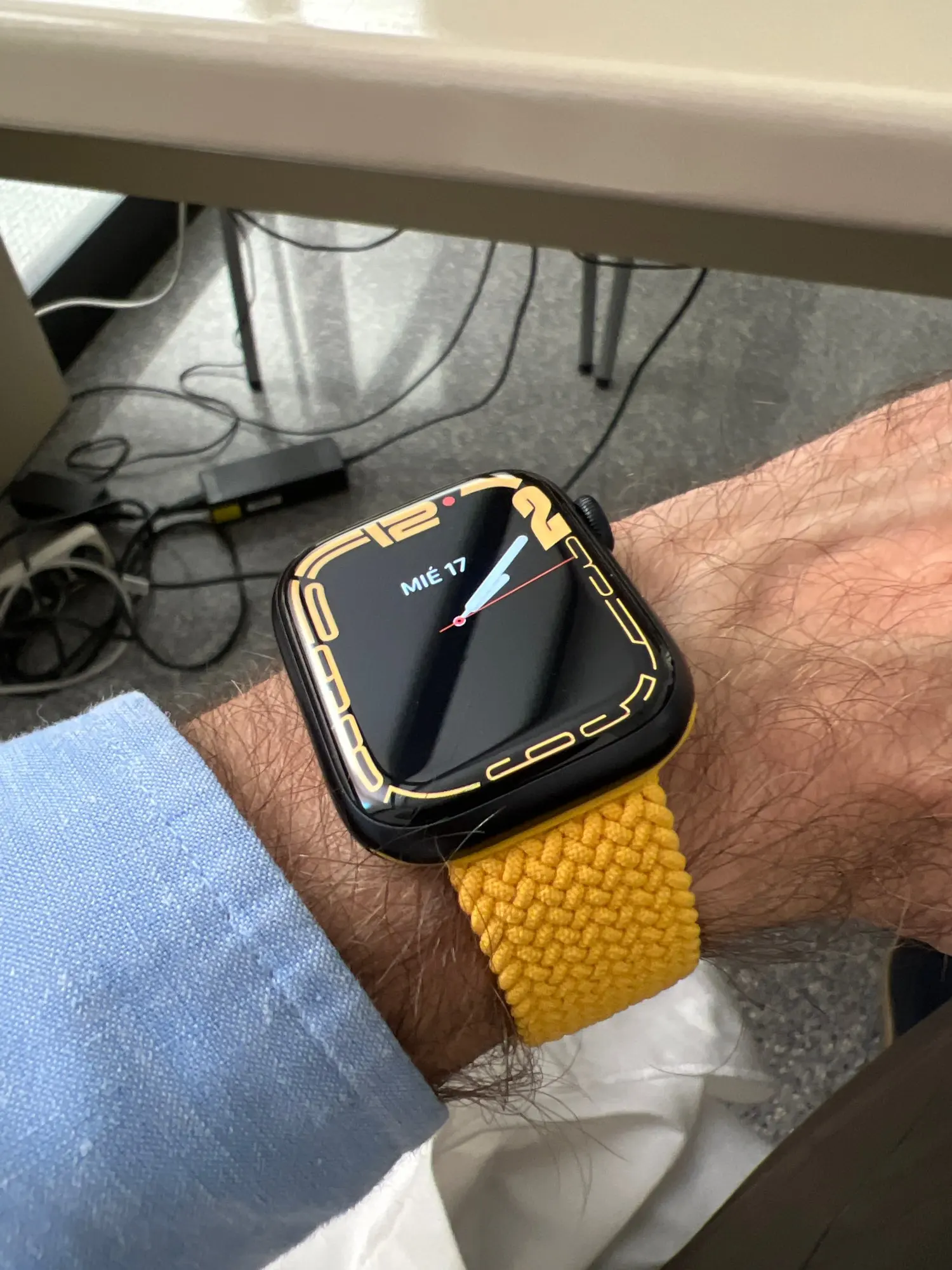 Ремешок нейлоновый для Apple Watch band 44 мм 40 38 42 3 4 5 6 se эластичный плетеный соло-браслет