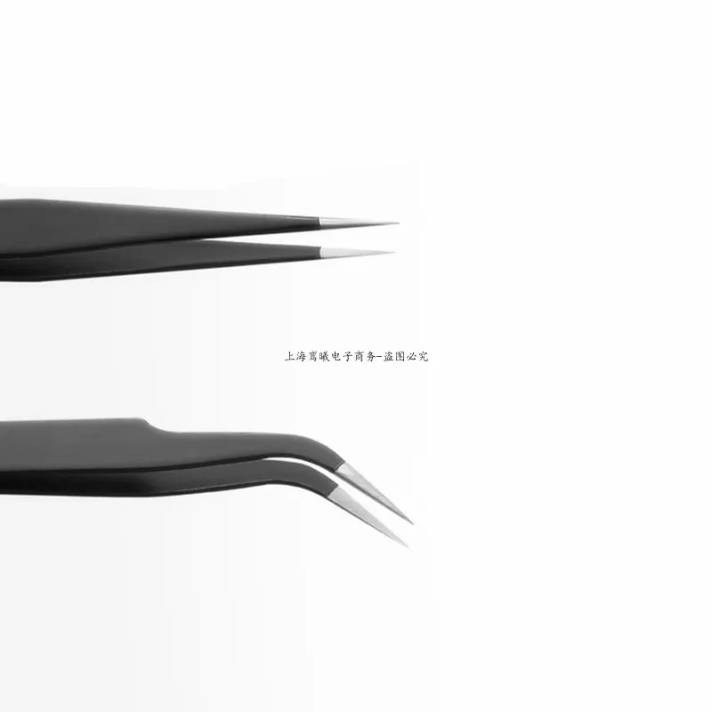 New 2Pcs Black Stainless Steel Curved Straight Black Tweezer Nail Art Rhinestones Nipper Picking Tool Sequins Beads
New 2Pcs Black Stainless Steel Curved Straight Black Tweezer Nail Art Rhinestones Nipper Picking Tool Sequins Beads