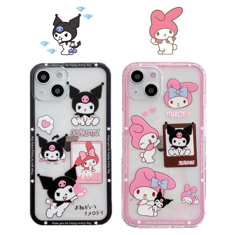 Sanrios My Melody Kuromi Suitable for Iphone 13Promax 12 Mobile Phone Shell 11 Cartoon Xs/xr Soft 8Plus Gifts for Children
Sanrios My Melody Kuromi Suitable for Iphone 13Promax 12 Mobile Phone Shell 11 Cartoon Xs/xr Soft 8Plus Gifts for Children