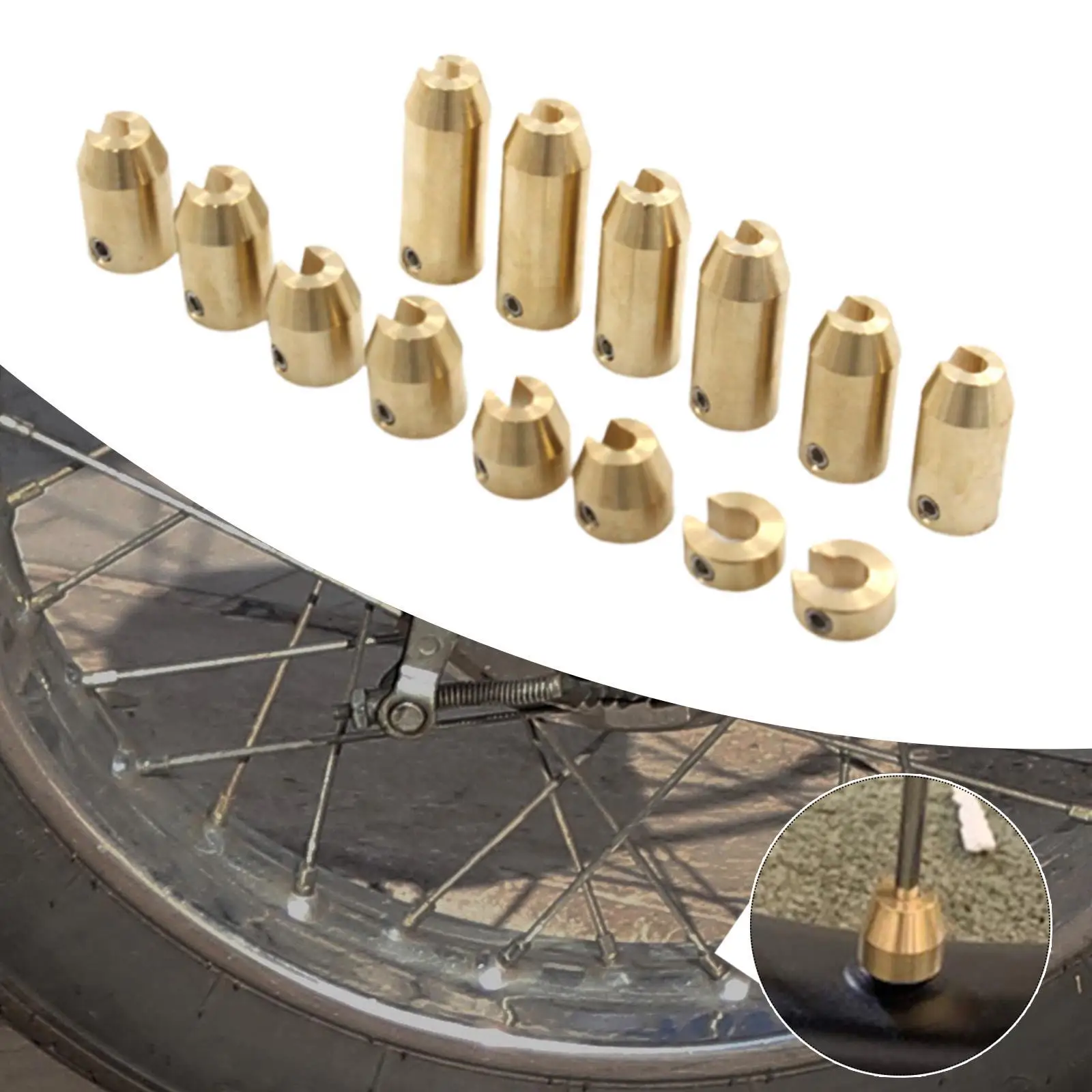 14 шт., наборы для заправки грузов для колесных спиц, латунь для мотоцикла
14 шт., наборы для заправки грузов для колесных спиц, латунь для мотоцикла