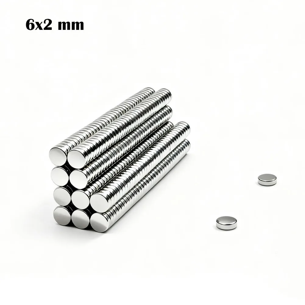 Неодимовые магниты 6x2 мм N35
Неодимовые магниты 6x2 мм N35