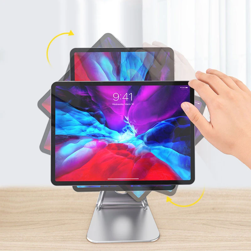 Магнитный Настольный держатель для планшета ipad 9,7, 10,2, 11 дюймов, вращающаяся Алюминиевая Подставка для планшета, безопасная Подставка для ...
Магнитный Настольный держатель для планшета ipad 9,7, 10,2, 11 дюймов, вращающаяся Алюминиевая Подставка для планшета, безопасная Подставка для ...