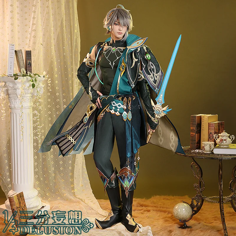 COS-HoHo Anime Genshin Impact Alhaitham Game Suit Gorgeous Cool Handsome Uniform Cosplay Costume Halloween Party Outfit Men
COS-HoHo Anime Genshin Impact Alhaitham Game Suit Gorgeous Cool Handsome Uniform Cosplay Costume Halloween Party Outfit Men