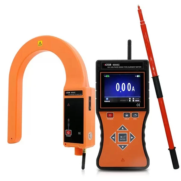 VICTOR 9000 Digital High - Low Voltage Clamp Type CT Current Ampere meter 1000A 4 Digit Electrical Instruments
VICTOR 9000 Digital High - Low Voltage Clamp Type CT Current Ampere meter 1000A 4 Digit Electrical Instruments