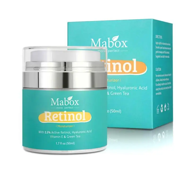 Whitening Face Cream 2.5% Active Retinol Moisturizer Anti Aging Vitamin E Hyaluronic Acid Green Cream For Face 50ml S7T5
Whitening Face Cream 2.5% Active Retinol Moisturizer Anti Aging Vitamin E Hyaluronic Acid Green Cream For Face 50ml S7T5